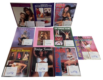 Vintage Bondage Magazine Erotic Nude Adult Collection Lot