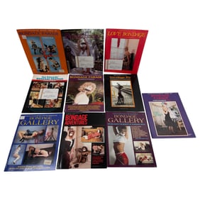 Vintage Bondage Magazine Erotic Nude Adult Collection Lot