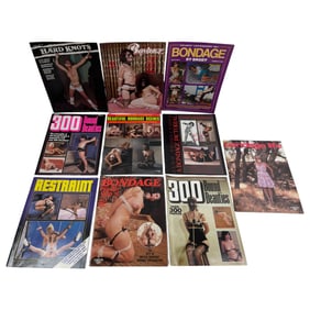 Vintage Bondage Magazine Erotic Nude Adult Collection Lot