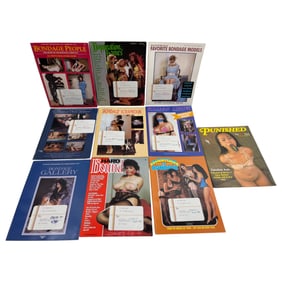 Vintage Bondage Magazine Erotic Nude Adult Collection Lot