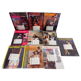 Vintage Bondage Magazine Erotic Nude Adult Collection Lot