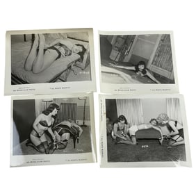 Bettie Page Irving Klaw Vintage Rare B&W 1950s Bondage 4x5 Pin-up Photograph Collection