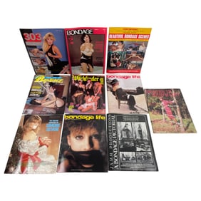 Vintage Bondage Magazine Erotic Nude Adult Collection Lot