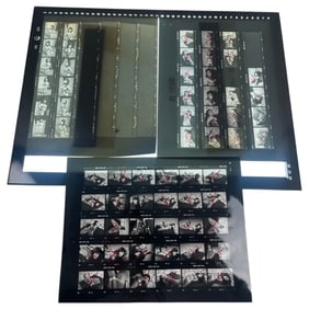 Vintage Erotic Contact Sheet & Negatives – Bondage Magazine Production