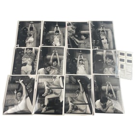 Vintage Erotic Bondage Negatives & Photos – Magazine Production Lot