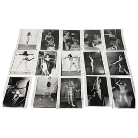 Captured Vintage Bondage Magazine Photo Lot (8" x 10") – Original Erotic Production Stamped Lot of
