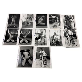 Slave Vintage Bondage Magazine Photo Lot (8" x 10") – Original Erotic Production Stamped Lot of 12