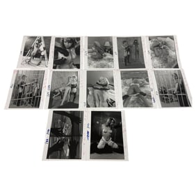 Slave Vintage Bondage Magazine Photo Lot (8" x 10") – Original Erotic Production Stamped Lot of 12
