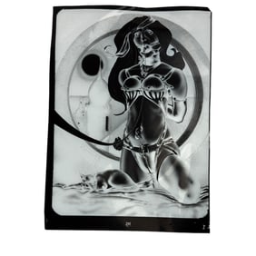 Vintage Bondage Magazine Production Negative – 9" x 12.5"