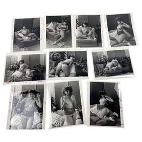 Vintage Erotic Nude Original Bondage Lesbian Production 8 x 10 Photo Shoot Collection Lot
