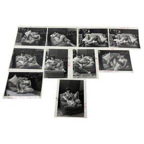 Vintage Erotic Nude Original Bondage Lesbian Production 8 x 10 Photo Shoot Collection Lot