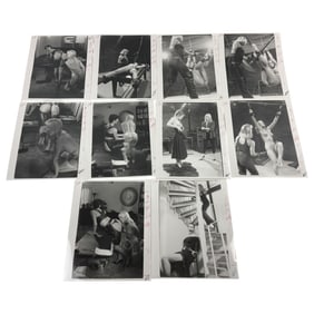 Vintage Erotic Nude Original Bondage Lesbian Production 8 x 10 Photo Shoot Collection Lot