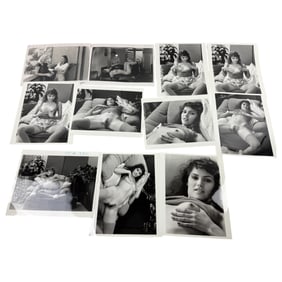 Vintage Erotic Nude Original Bondage Lesbian Production 8 x 10 Photo Shoot Collection Lot