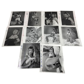 Vintage Erotic Nude Original Bondage Magazine Movie Production 8 x 10 Photo Shoot Collection Lot