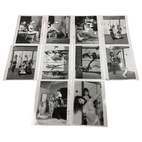 Vintage Erotic Nude Original Bondage Magazine Movie Production 8 x 10 Photo Shoot Collection Lot