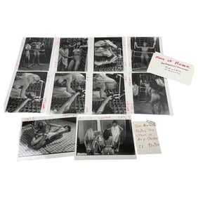 Vintage Erotic Nude Original Bondage Magazine Movie Production 8 x 10 Photo Shoot Collection Lot