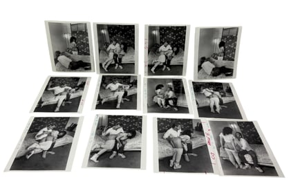 Vintage Erotic Nude Bondage Fetish Photo Collection – Original 8" x 10" Movie & Magazine