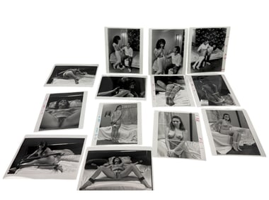 Vintage Erotic Nude Bondage Fetish Photo Collection – Original 8" x 10" Movie & Magazine