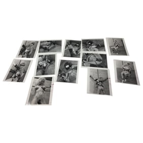 Vintage Erotic Nude Bondage Fetish Photo Collection – Original 8" x 10" Movie & Magazine