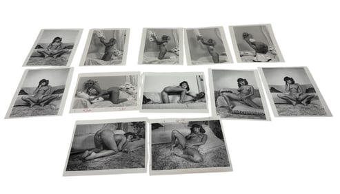Vintage Erotic Nude Bondage Fetish Photo Collection – Original 8" x 10" Movie & Magazine