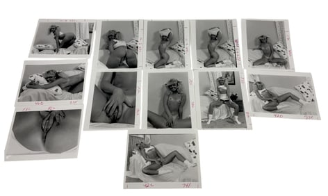 Vintage Erotic Nude Bondage Fetish Photo Collection – Original 8" x 10" Movie & Magazine