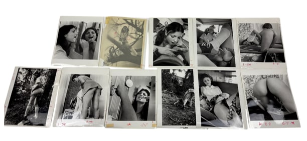 Vintage Erotic Nude Bondage Fetish Photo Collection – Original 8" x 10" Movie & Magazine