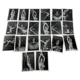 Vintage Erotic Fetish Photos Lot - Bondage Magazine Production 5" x 7"