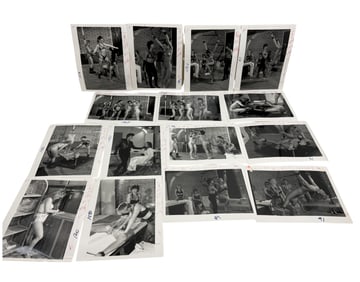 Vintage Erotic Fetish Photos with Negatives Lot of 15– Bondage Magazine Production Proof 8" x 10"