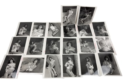 Vintage Erotic Fetish Photo – 8" x 10" Bondage Magazine & Movie Production Model – Illustration