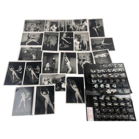 Vintage Original Erotic Contact Sheet Negatives and Photographs – Movie Spell of the Whip