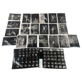 Vintage Original Erotic Contact Sheet Negatives and Photographs – Movie Spell of the Whip