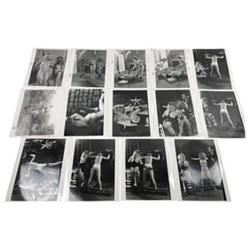 Vintage Original Erotic Photographs – 1990 “Domination Games?? Movie Production – 14 Numbered