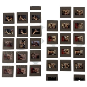 Vintage Original Erotic Bondage Color Negatives – 1990 “Domination Games?? Movie Production –