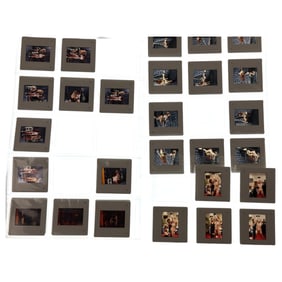 Vintage Original Erotic Bondage Color Negatives – 1990 “Domination Games?? Movie Production –