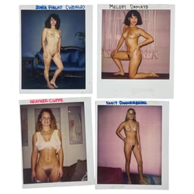 Vintage Erotic Nude Polaroid – Original Bondage Magazine Production Shoot Lot of 5