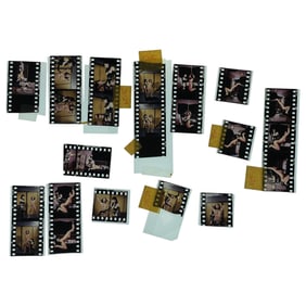 Vintage Original Movie Erotic Bondage Nude Pin Up Color Negatives 35MM