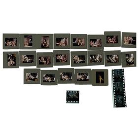 Vintage Original Movie Erotic Bondage Nude Pin Up Color Negatives lot of 25 35MM