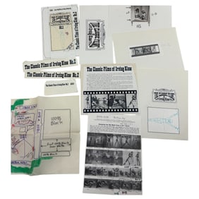 Vintage 1984 Original Production Art – “The Classic Films of Irving Klaw?? Featuring Bettie