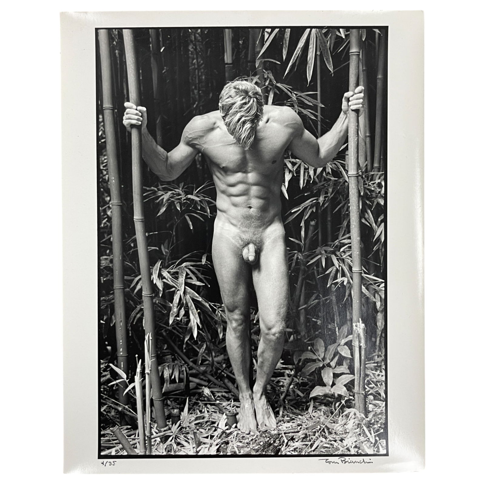 Tom Bianchi Original Silver Gelatin Gay Male Interest Photo Signed & Numbered 4/35: Tom Bianchi Original Silver Gelatin Gay Male Interest Photo Signed & Numbered 4/35. Size: 11" x 14".