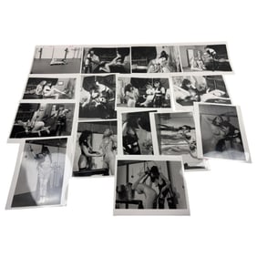 Vintage Fetish Bondage Fetish Nude Pin Up Magazine Photo Lot (8" x 10") – Original Erotic