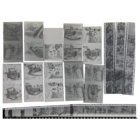 Vintage 1970s Gay Magazine & Movie Production Negatives Sleeves 25
