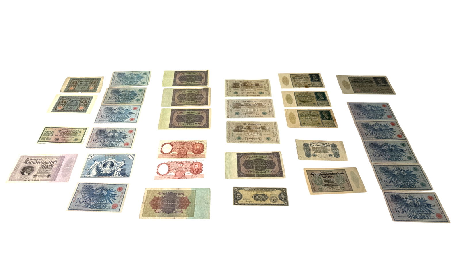 Vintage Banknotes From Around The World
