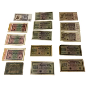 Vintage Banknotes From Around The World
