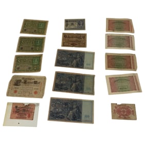 Vintage Banknotes From Around The World