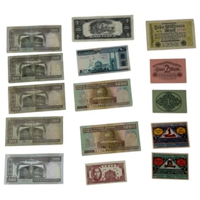 Vintage Banknotes From Around The World