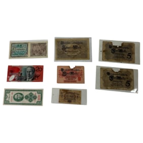 Vintage Banknotes From Around The World