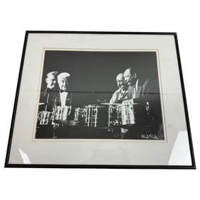 Vintage Buddy Rich Signed photo16"x19"