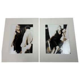 Unknown Fashion Model Photos utilizing photographic print toning in gold