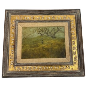 VINTAGE OIL PAINTING ON BOARD SIGNED BAIRD