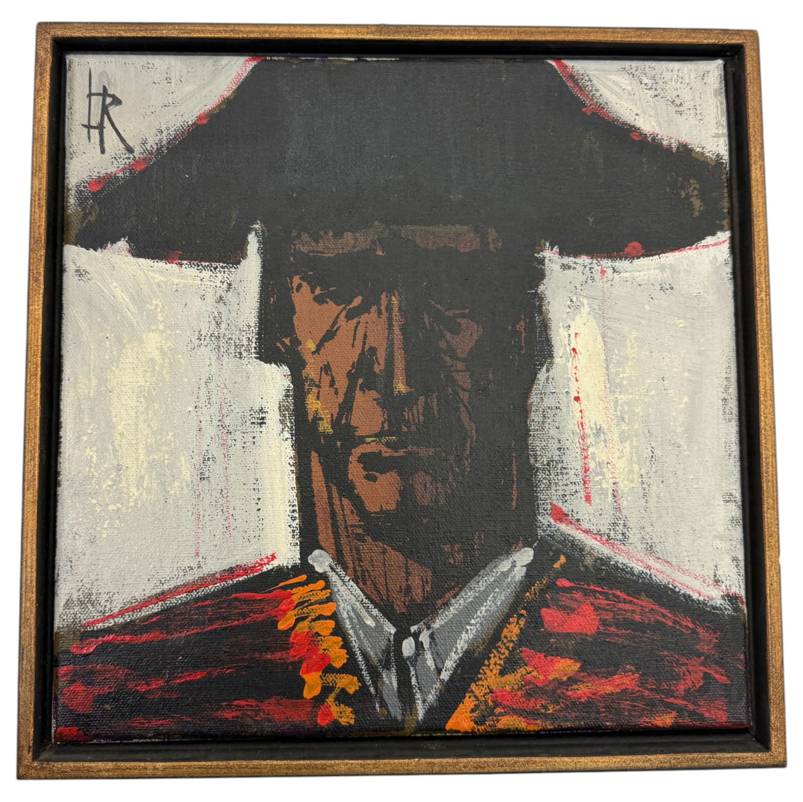 Colonial Soldier Painting from the 18th century (1 of 3)